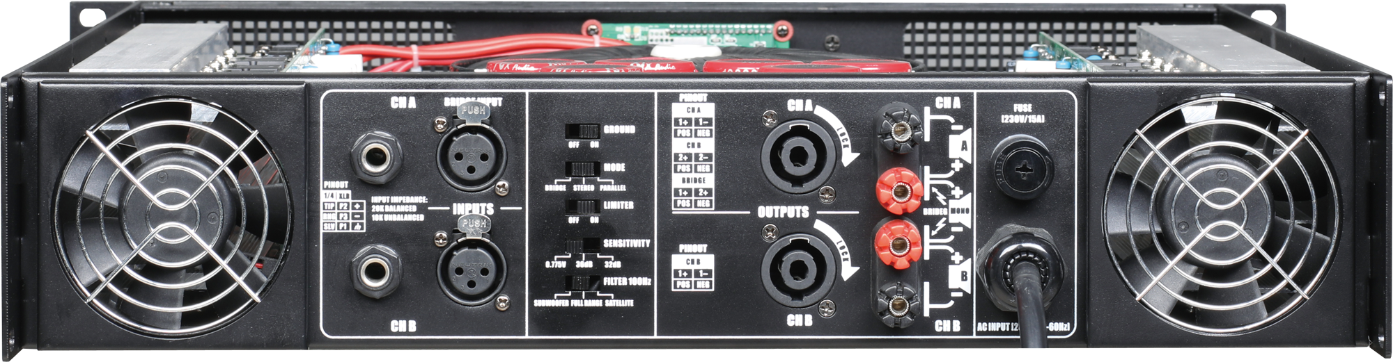 VA serie amplificador de potencia de clase I profesional