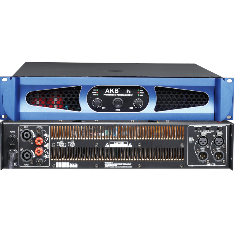 Amplificador de potencia de sonido de la serie P amplificador de altavoz estándar